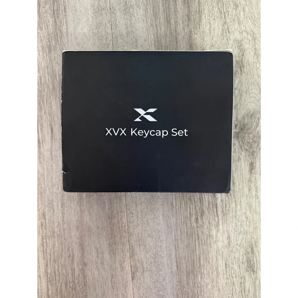 XVX Keycap Set ZJX-Dtwen-Black Mechanical Keyboard Replacement Caps New